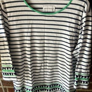 A a lifted Dunner 3/4 length sleeves